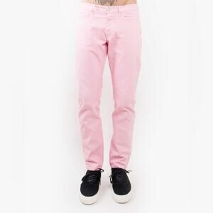 Soulland NEW Men's PINK Erik Denim Jeans - Regular Fit - Button Flu Size 33 x 28